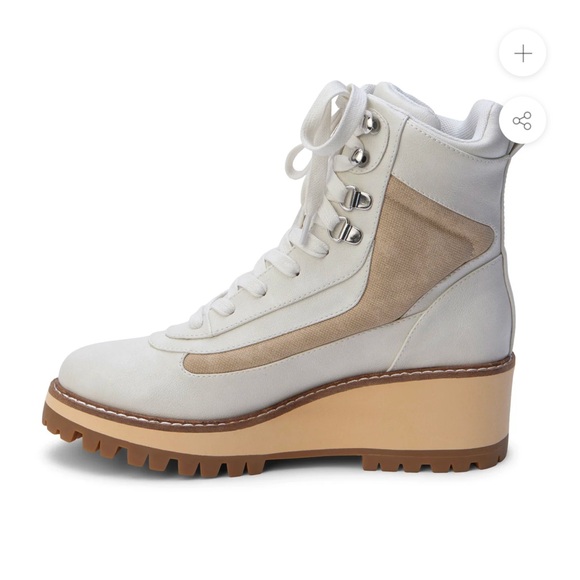 Coconuts by Matisse Summit Hiker Wedge Boot in Bone - Picture 5 of 6